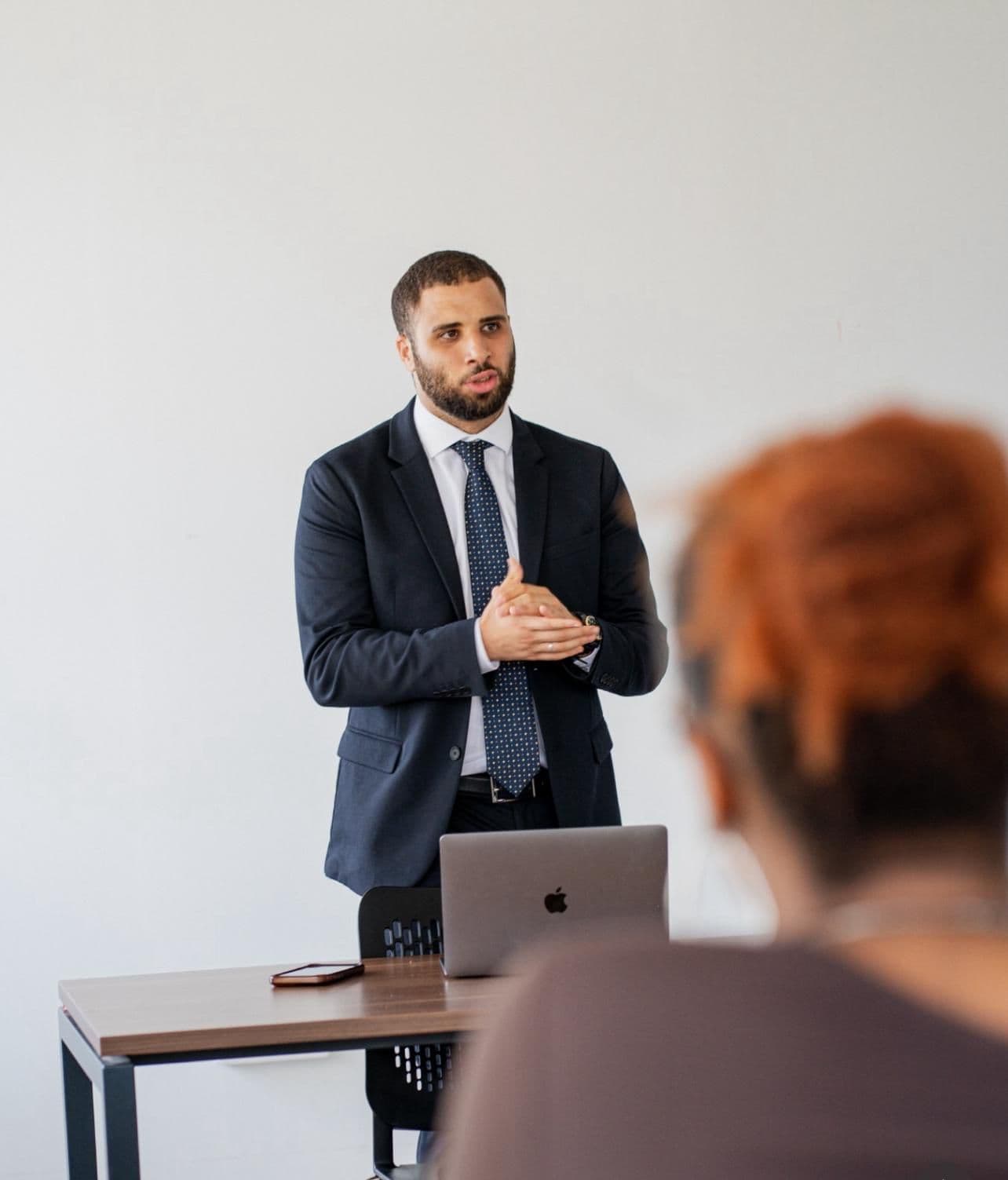 Sami Chaieb pendant une formation